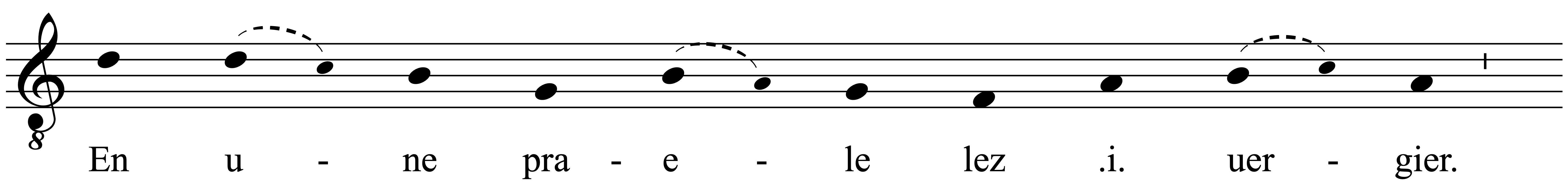 Work musical notation